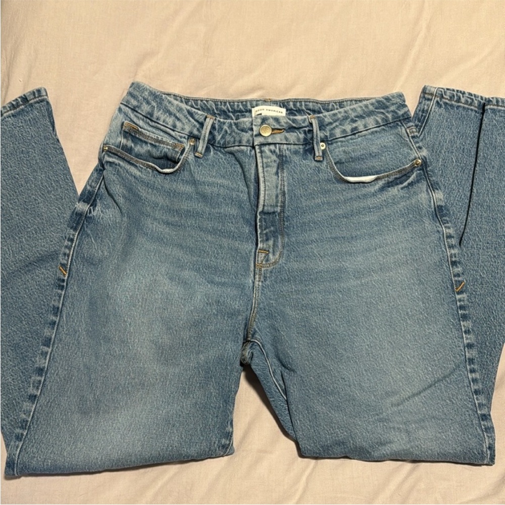 Good American Classic Blue Denim Jeans